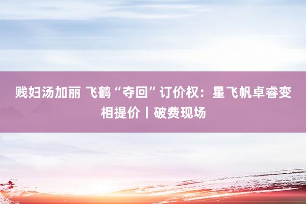 贱妇汤加丽 飞鹤“夺回”订价权：星飞帆卓睿变相提价丨破费现场