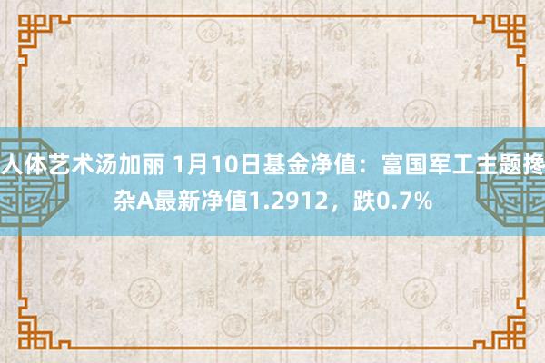 人体艺术汤加丽 1月10日基金净值：富国军工主题搀杂A最新净值1.2912，跌0.7%