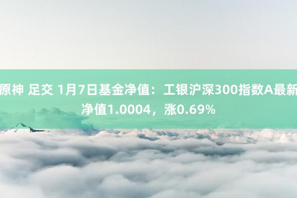 原神 足交 1月7日基金净值：工银沪深300指数A最新净值1.0004，涨0.69%