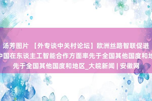 汤芳图片 【外专谈中关村论坛】欧洲丝路智联促进会聚集首创东谈主：中国在东谈主工智能合作方面率先于全国其他国度和地区_大皖新闻 | 安徽网
