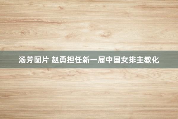 汤芳图片 赵勇担任新一届中国女排主教化